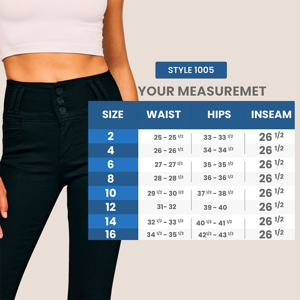 Image of High Waisted Straight Distressed Jeans. Style 1005