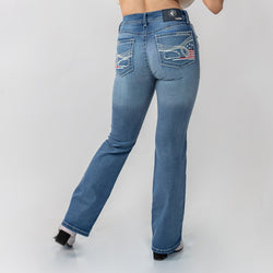 Image of Lazzo style 309 American Flag Jeans