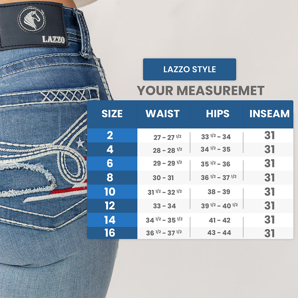 Image of Lazzo style 309 American Flag Jeans