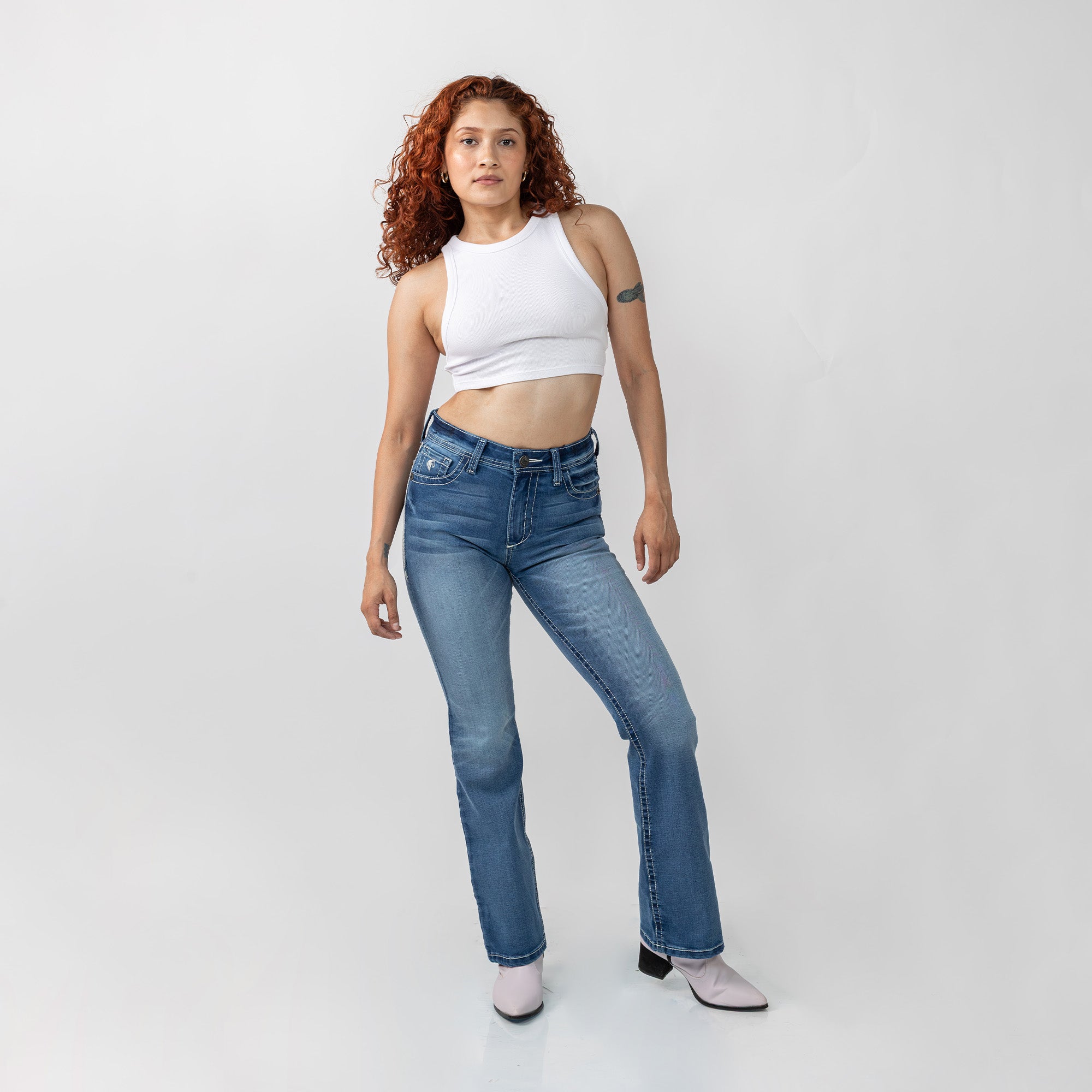 Image of Lazzo style 309 American Flag Jeans