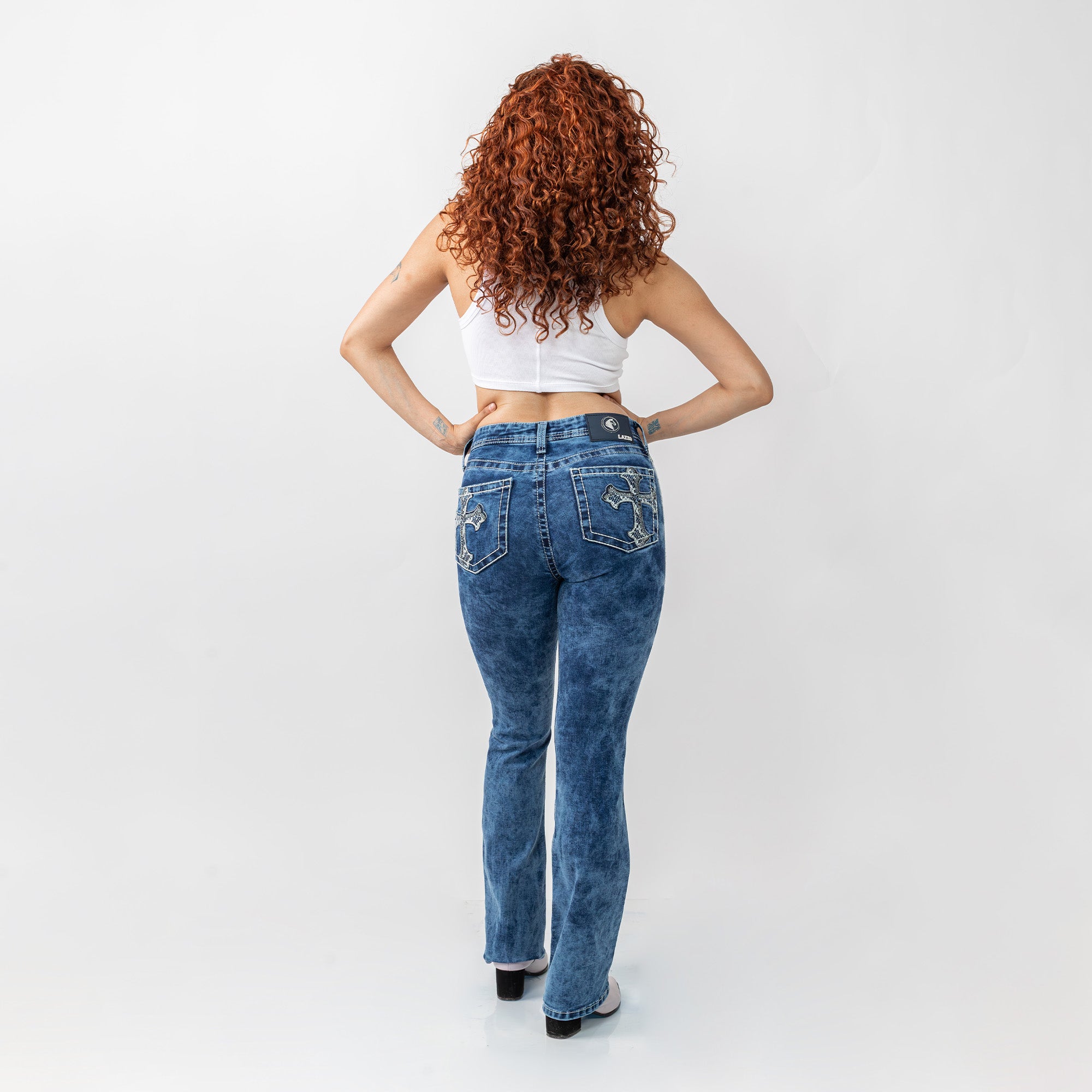 Image of Lazzo style 310 Gothic Cross Jean