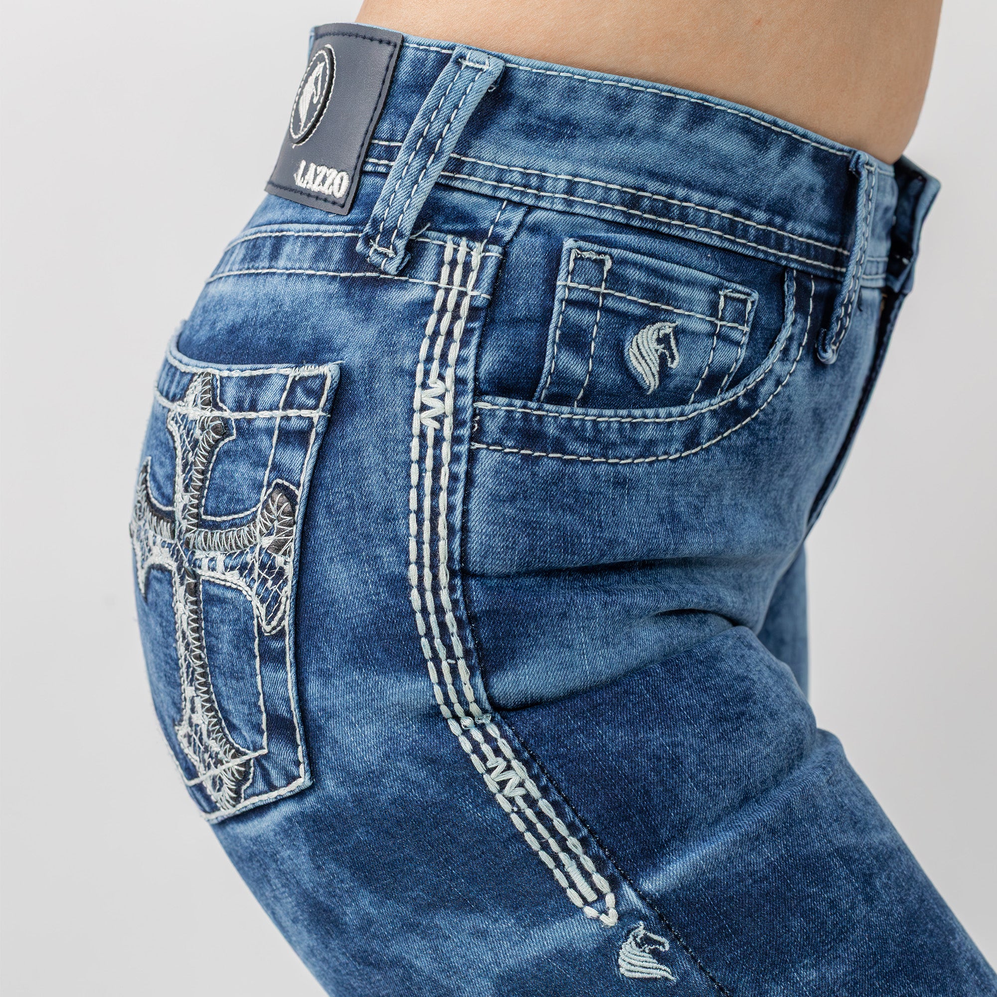 Image of Lazzo style 310 Gothic Cross Jean