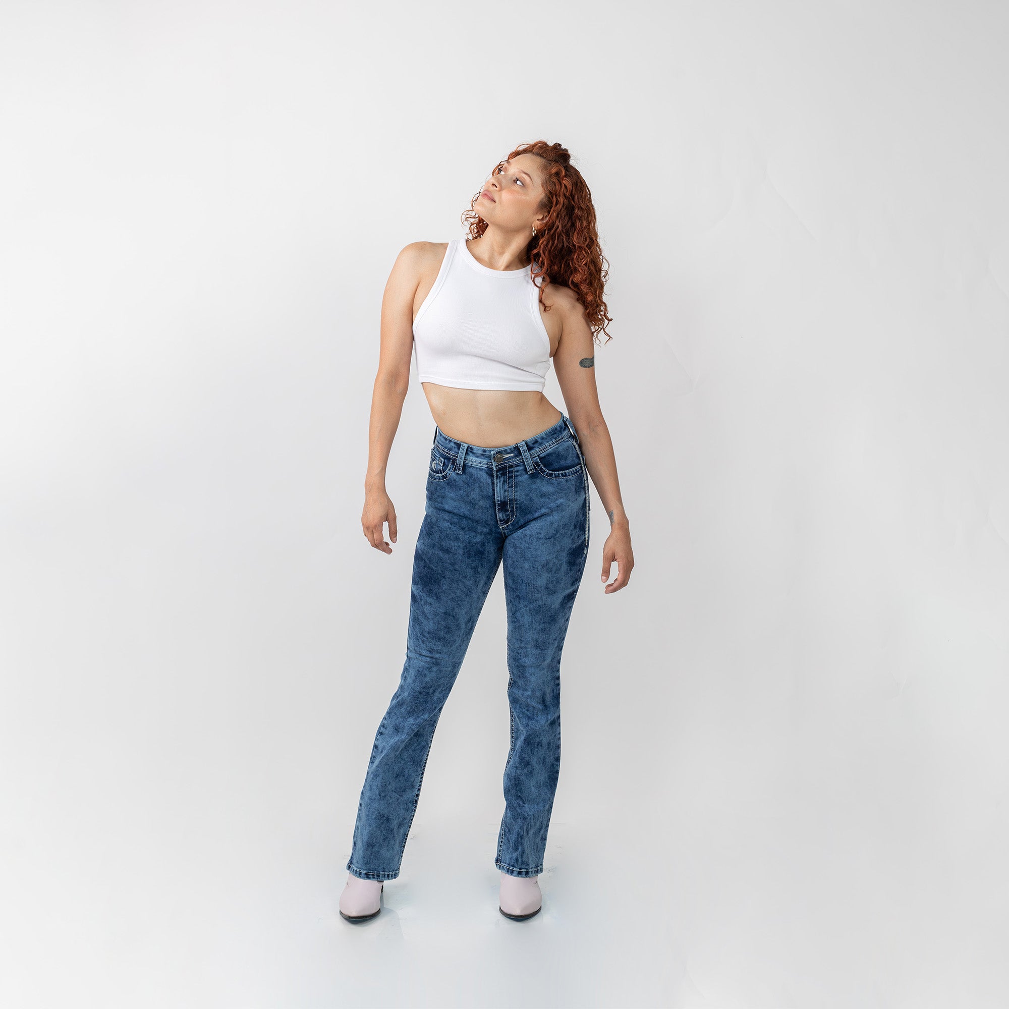 Image of Lazzo style 310 Gothic Cross Jean