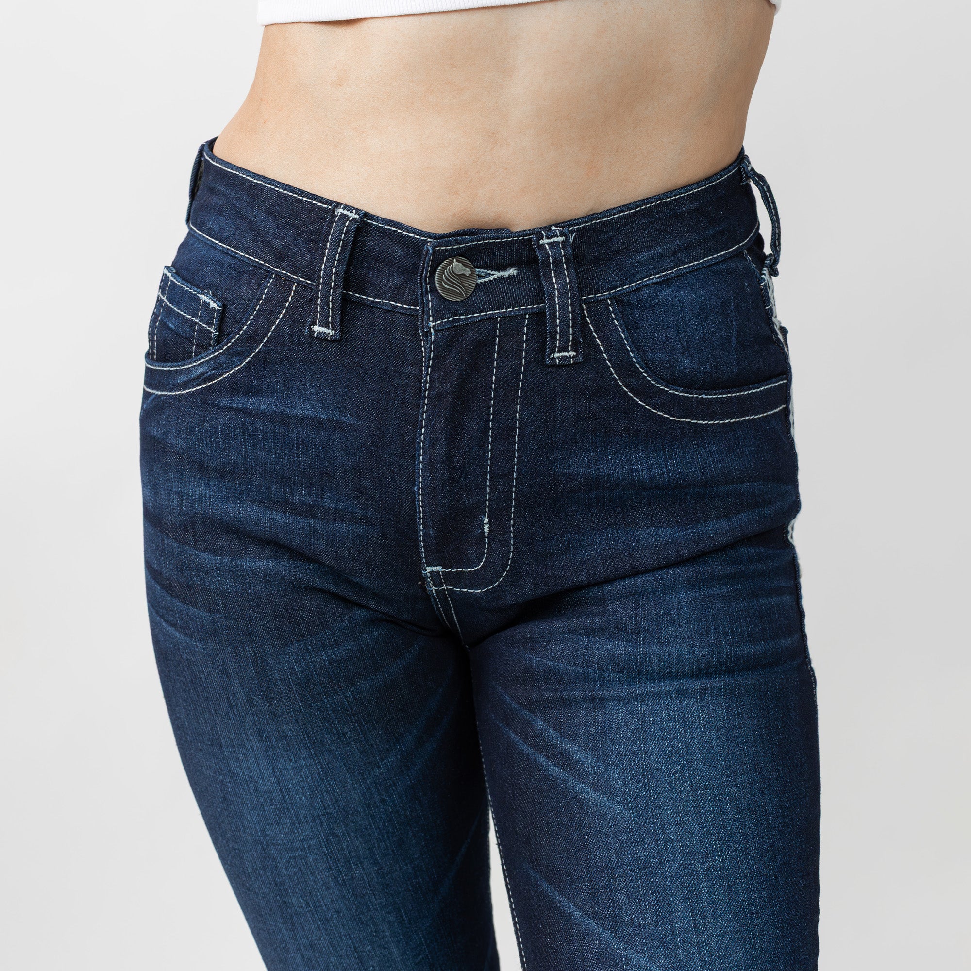 Image of Lazzo style 314 Inverted Fleur de Lis Jeans