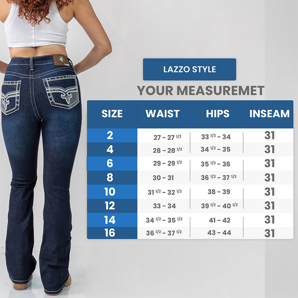 Lazzo style 314 Inverted Fleur de Lis Jeans